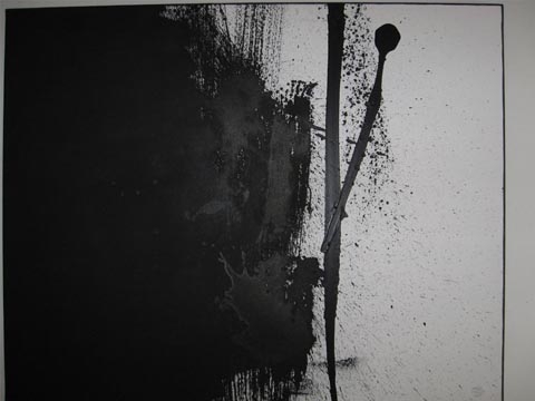 „SCHWARZ-WEISS“ Acryl / Leinen, 70 x 100 cm